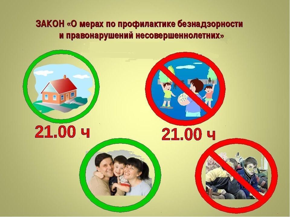 Профилактика безнадзорности и беспризорности среди несовершеннолетних.